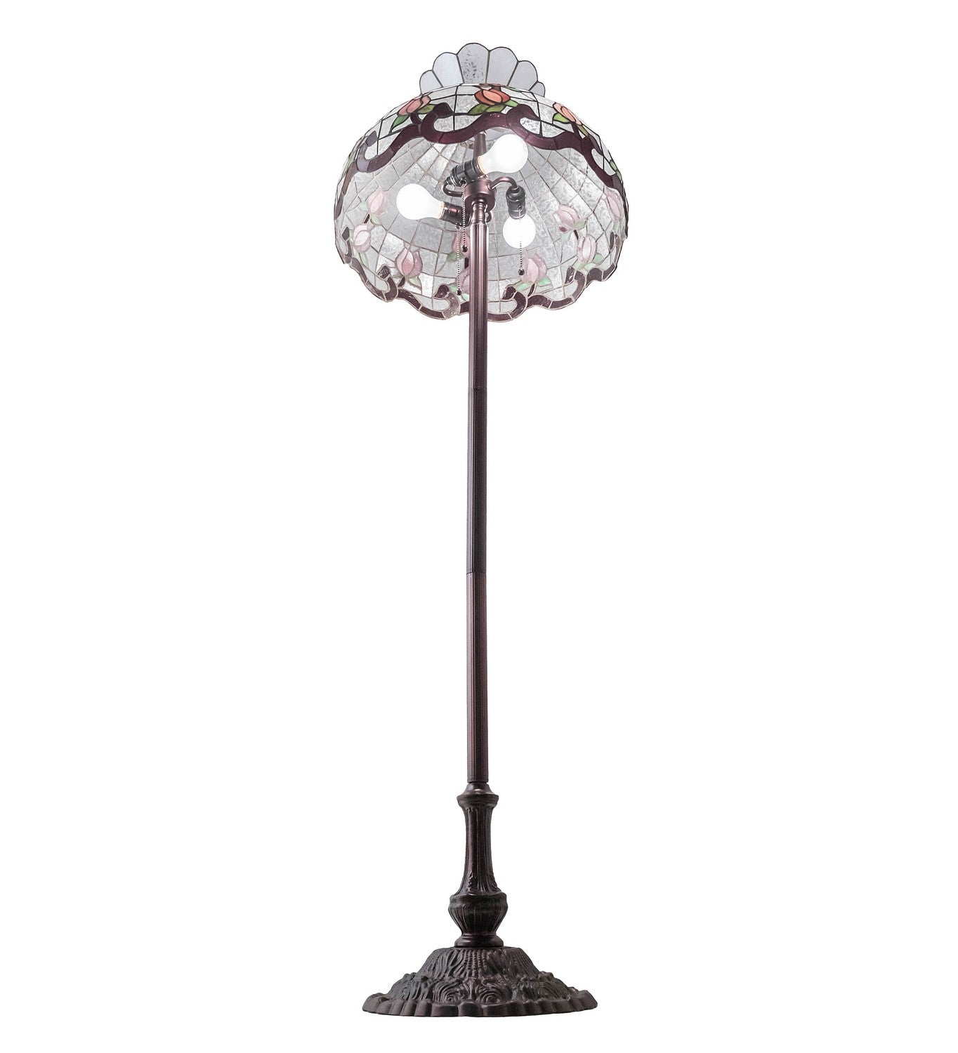 Meyda Tiffany - 228096 - Three Light Floor Lamp - Roseborder