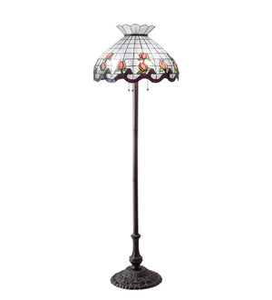 Meyda Tiffany - 228096 - Three Light Floor Lamp - Roseborder