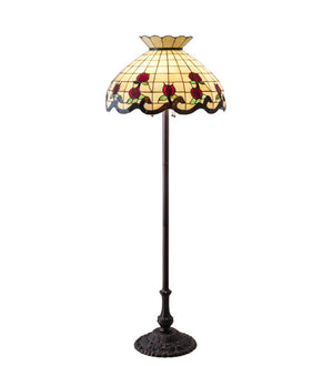 Meyda Tiffany - 228098 - Three Light Floor Lamp - Roseborder