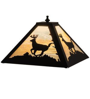 Meyda Tiffany - 228146 - Shade - Deer - Textured Black