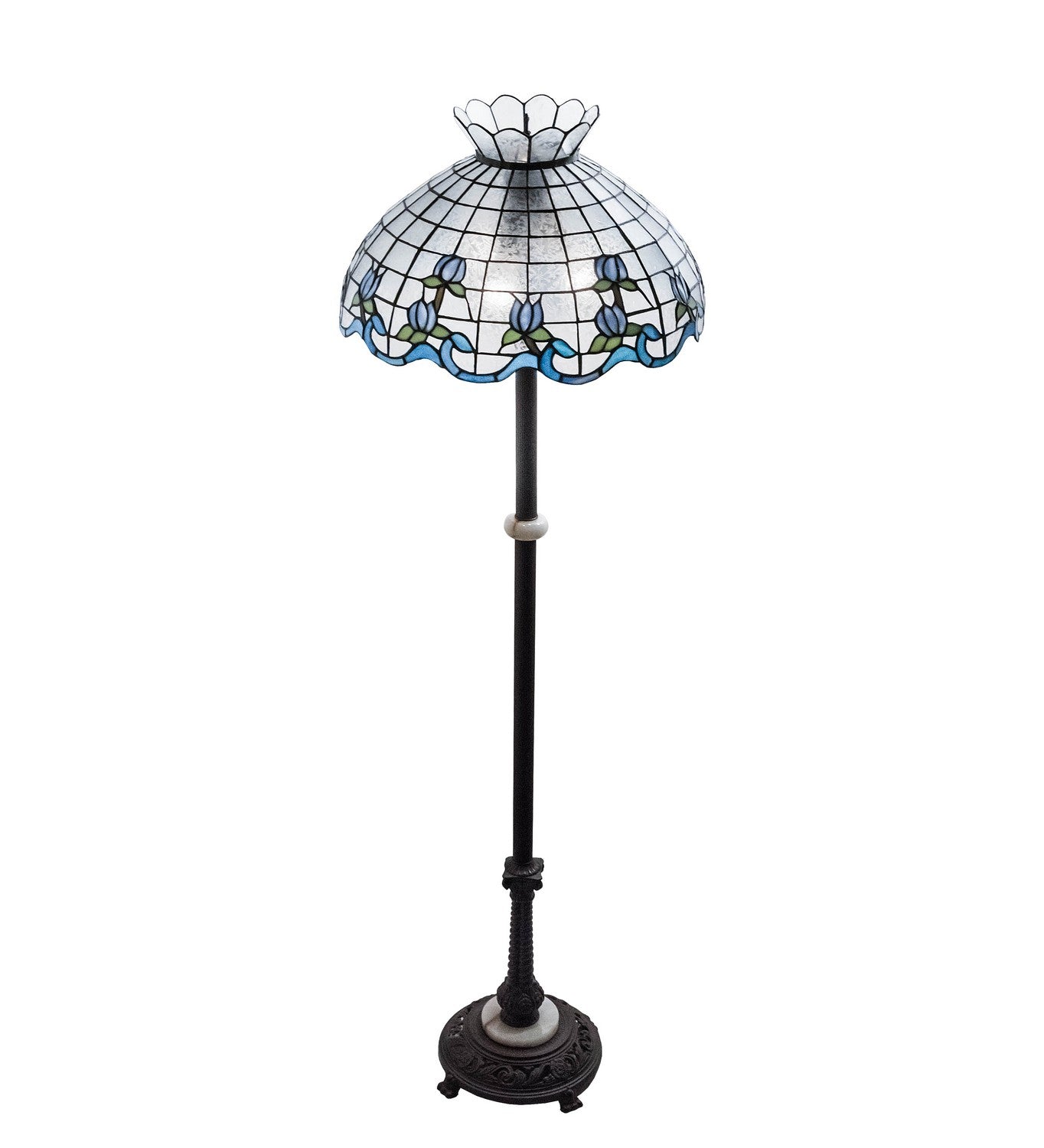 Meyda Tiffany - 228513 - Three Light Floor Lamp - Roseborder