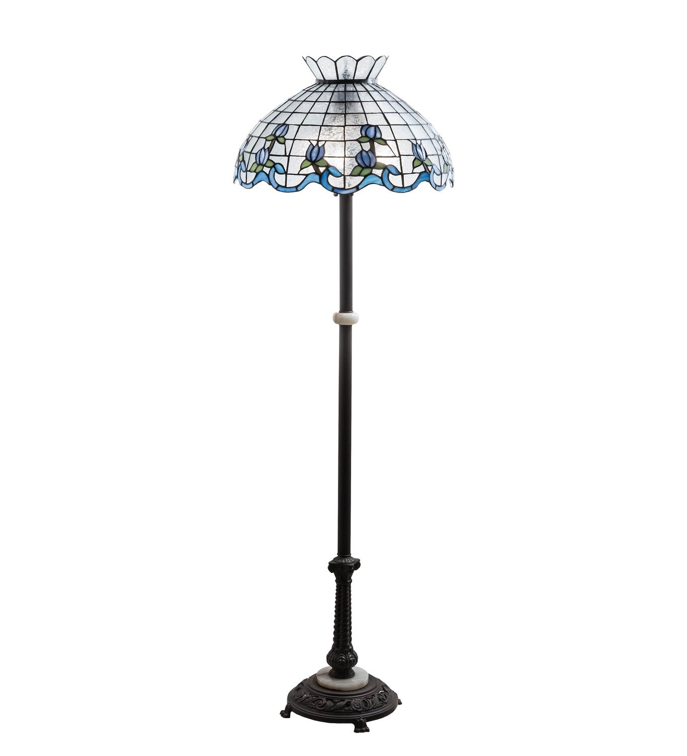 Meyda Tiffany - 228513 - Three Light Floor Lamp - Roseborder