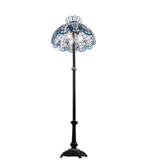 Meyda Tiffany - 228513 - Three Light Floor Lamp - Roseborder