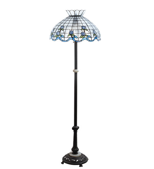 Meyda Tiffany - 228513 - Three Light Floor Lamp - Roseborder