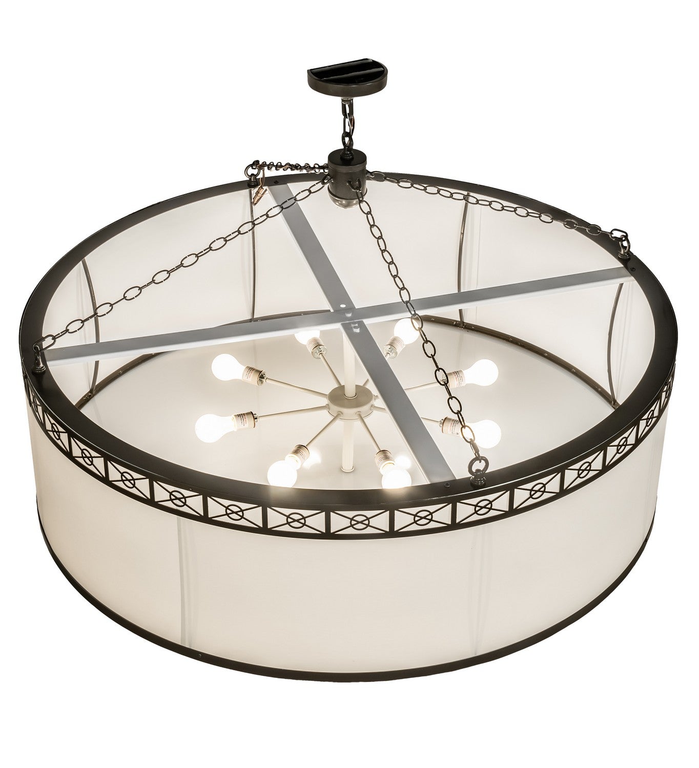 Meyda Tiffany - 228932 - Eight Light Pendant - Cilindro - Timeless Bronze