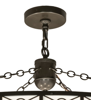 Meyda Tiffany - 228932 - Eight Light Pendant - Cilindro - Timeless Bronze