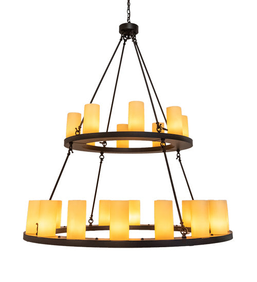 Meyda Tiffany - 230210 - 24 Light Chandelier - Loxley - Oil Rubbed Bronze