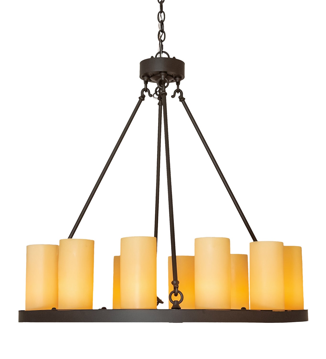 Meyda Tiffany - 230212 - 12 Light Chandelier - Loxley - Oil Rubbed Bronze