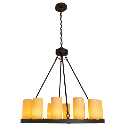 Meyda Tiffany - 230212 - 12 Light Chandelier - Loxley - Oil Rubbed Bronze