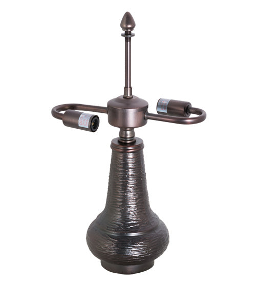 Meyda Tiffany - 23027 - Two Light Lamp Base - Crafts - Mahogany Bronze