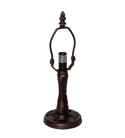 Meyda Tiffany - 230949 - One Light Table Base - Twisted Fly - Mahogany Bronze