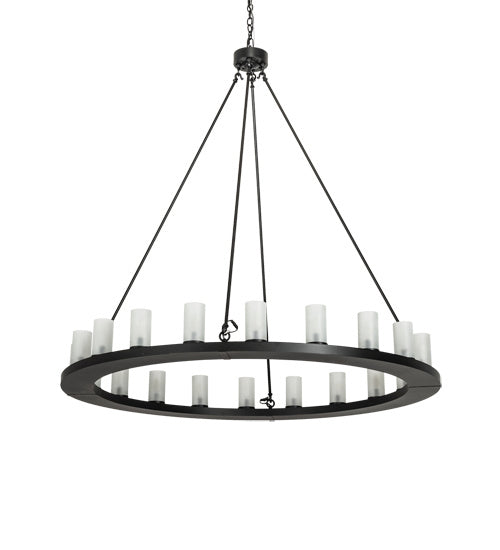 Meyda Tiffany - 230977 - 20 Light Chandelier - Loxley - Blackwash