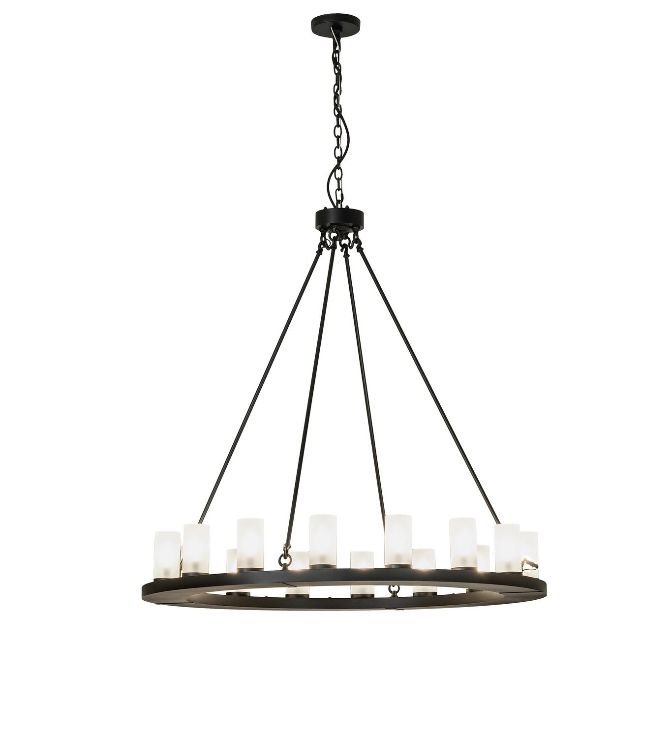 Meyda Tiffany - 230979 - 16 Light Chandelier - Loxley - Blackwash