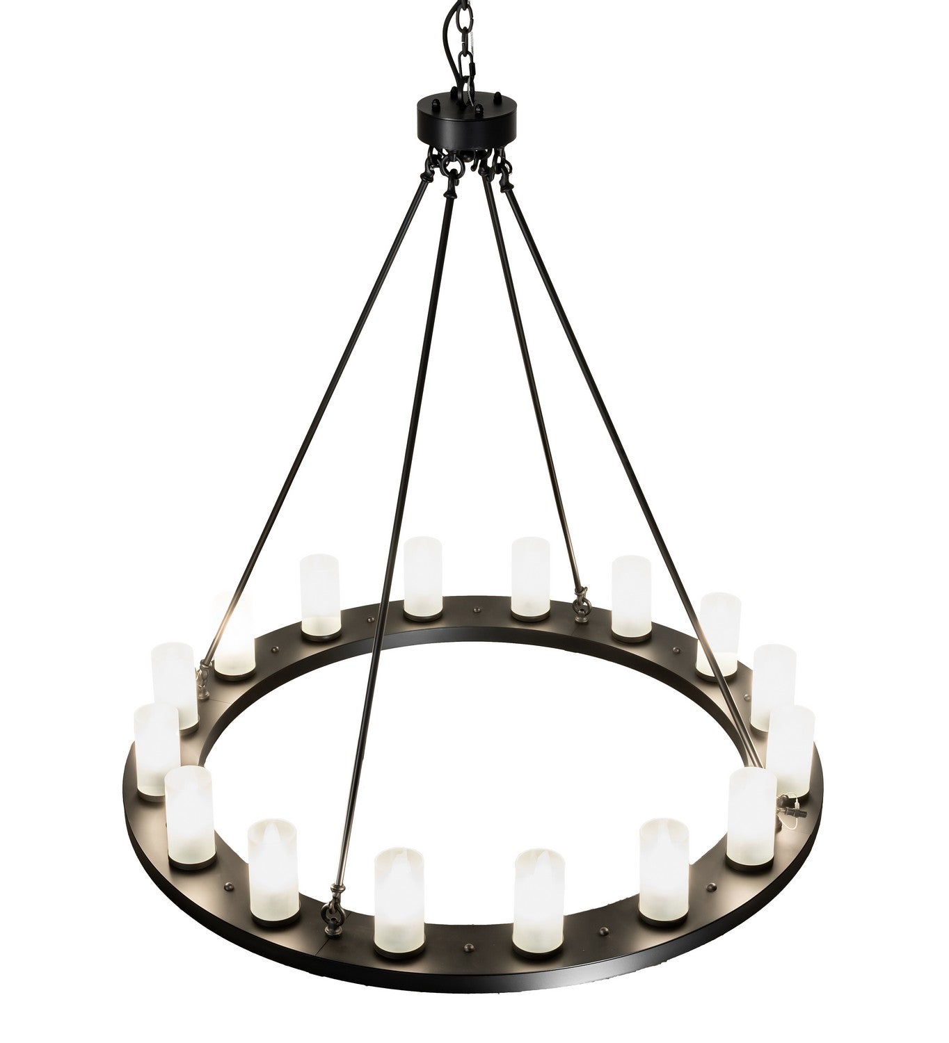 Meyda Tiffany - 230979 - 16 Light Chandelier - Loxley - Blackwash