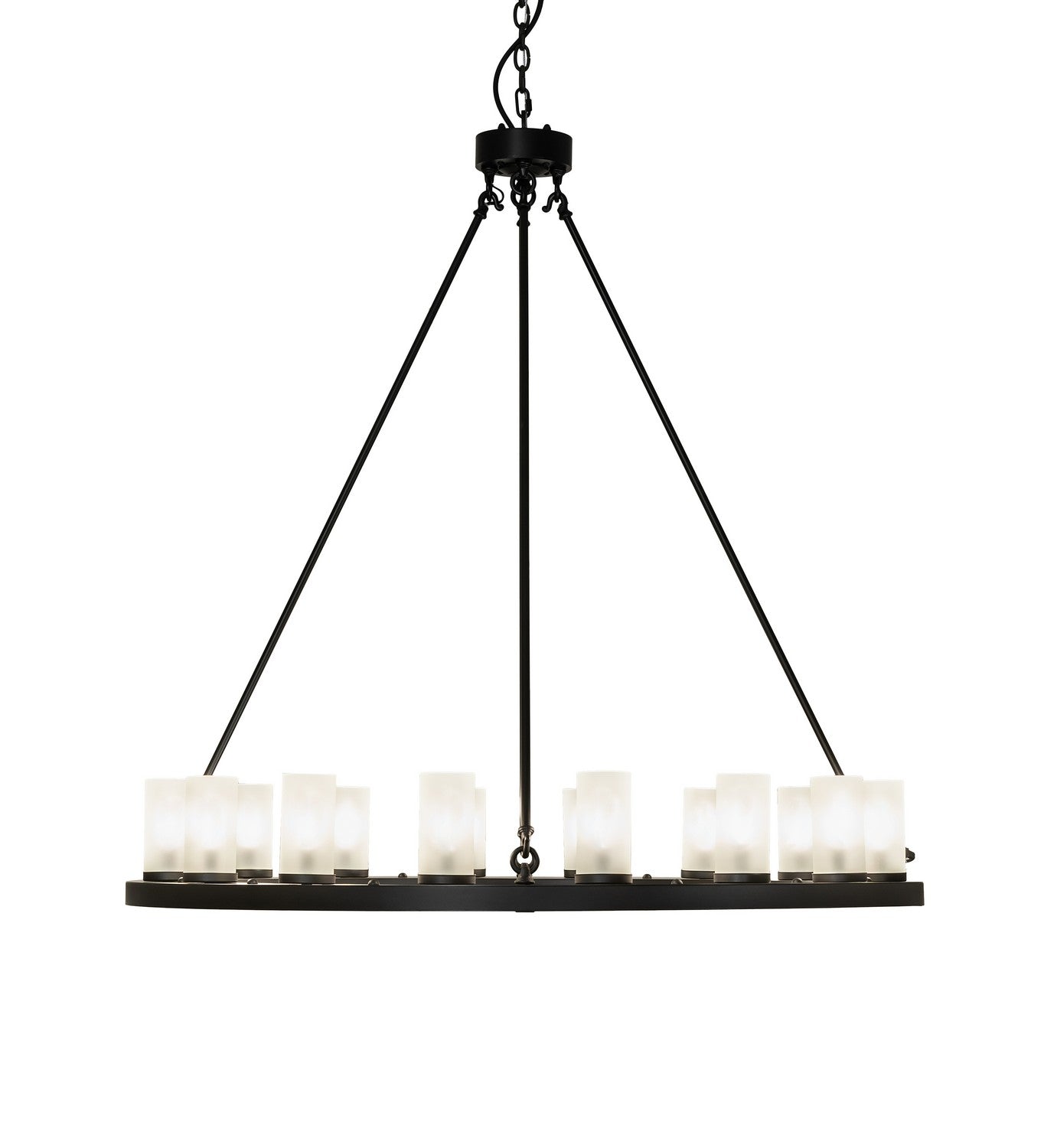 Meyda Tiffany - 230979 - 16 Light Chandelier - Loxley - Blackwash