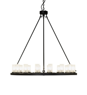 Meyda Tiffany - 230979 - 16 Light Chandelier - Loxley - Blackwash