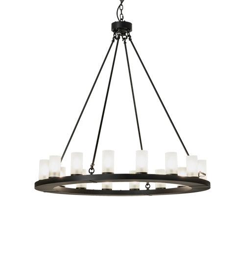 Meyda Tiffany - 230979 - 16 Light Chandelier - Loxley - Blackwash