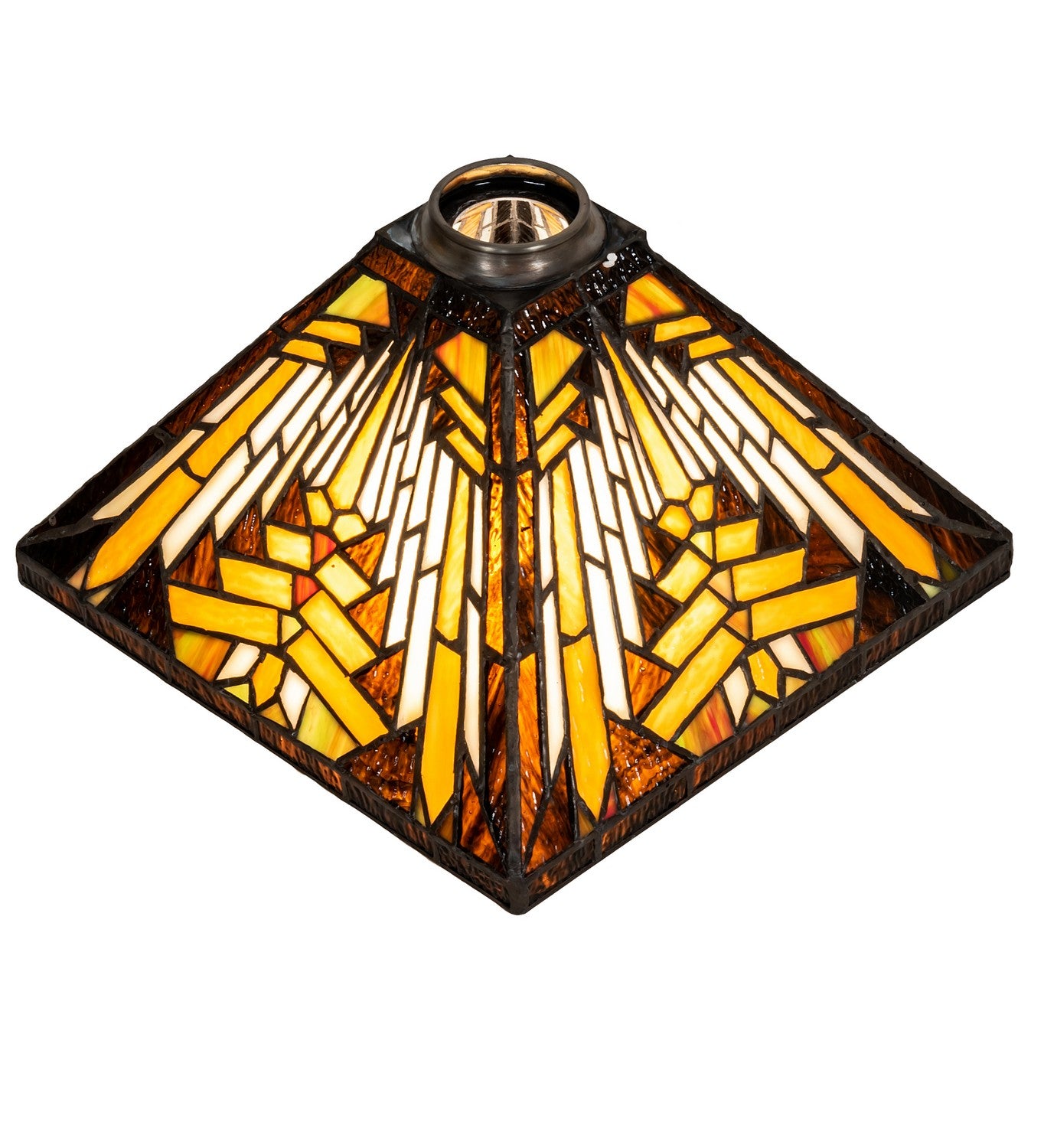 Meyda Tiffany - 231691 - Five Light Chandelier - Nuevo Mission - Craftsman Brown