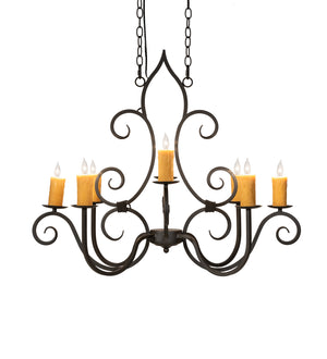 Meyda Tiffany - 231962 - Eight Light Chandelier - Clifton - Oil Rubbed Bronze