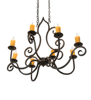 Meyda Tiffany - 231962 - Eight Light Chandelier - Clifton - Oil Rubbed Bronze