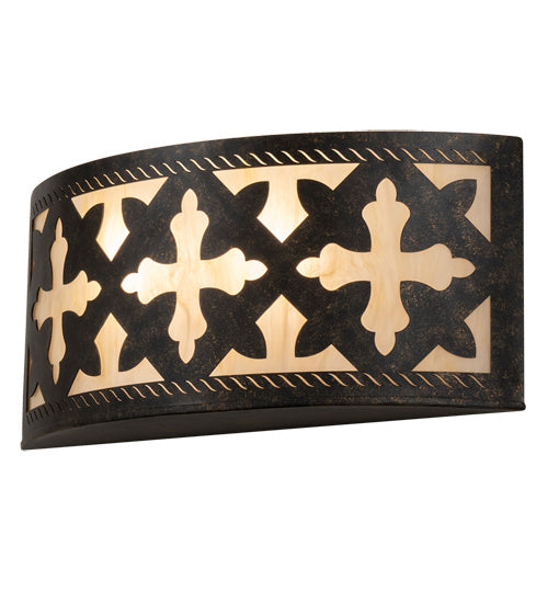 Meyda Tiffany - 232907 - Two Light Wall Sconce - Cardiff - Golden Bronze