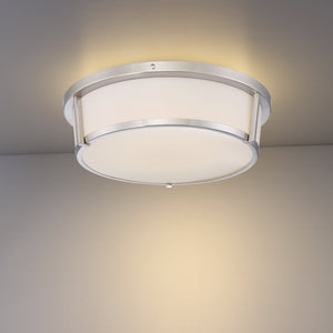 Eurofase - 30140-011 - JAVA,LED FLUSHMOUNT,18W,SN - Java - Satin Nickel
