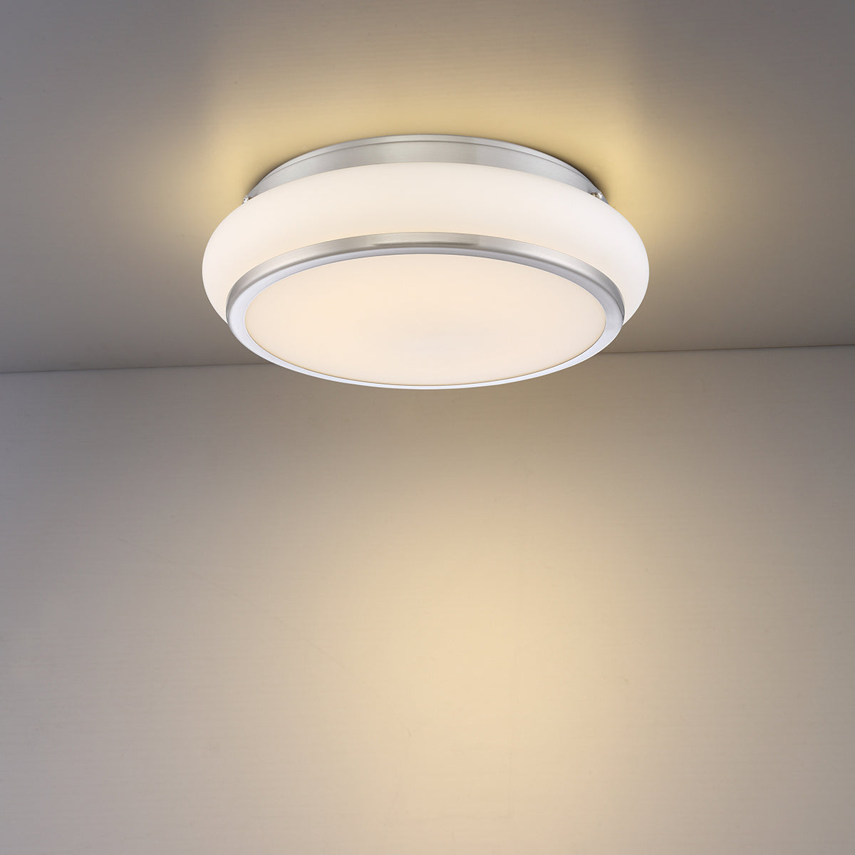 Eurofase - 30141-018 - MUIR,LED FLUSHMOUNT,LARGE,SN - MUIR - Satin Nickel