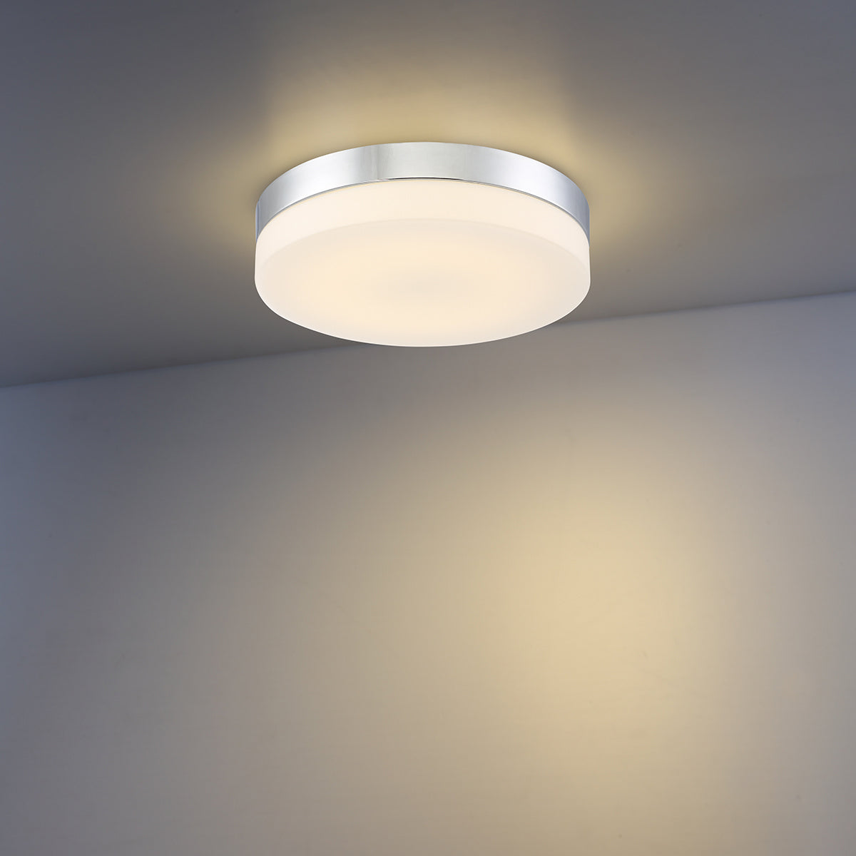 Eurofase - 30152-014 - KOSS,1LT LED FLUSHMNT,LRG,CHR - KOSS - Chrome