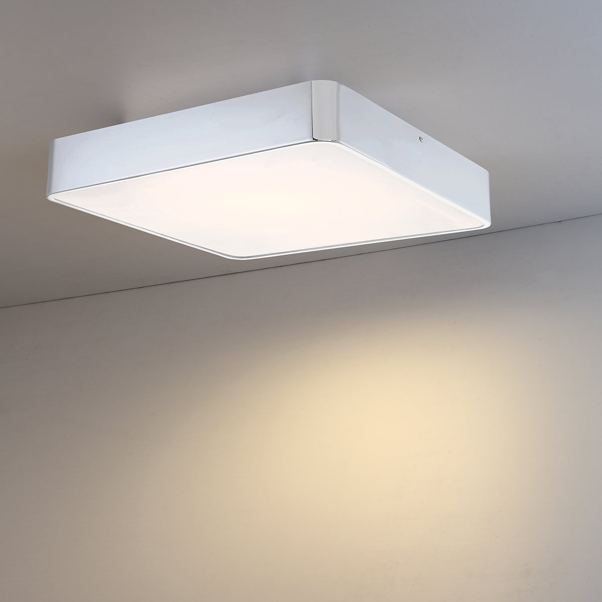 Eurofase - 30163-010 - BAYS,1LT LED FLUSH,LRG,CHROME - BAYS - Chrome