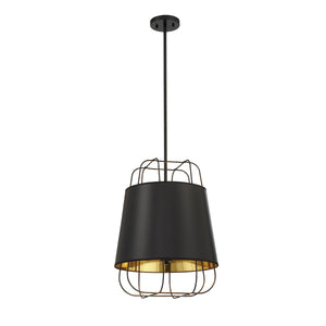 Eurofase - 38143-021 - Three Light Pendant - Tura - Black