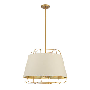 Eurofase - 38145-018 - Six Light Pendant - Tura - Brass