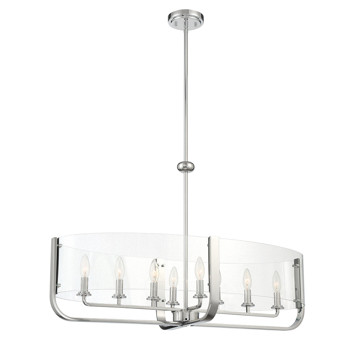 Eurofase - 38157-028 - Eight Light Chandelier - Campisi - Chrome