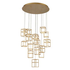 Eurofase - 38259-012 - FERRO-CHD-16LT-32IN-GD - FERRO - Gold