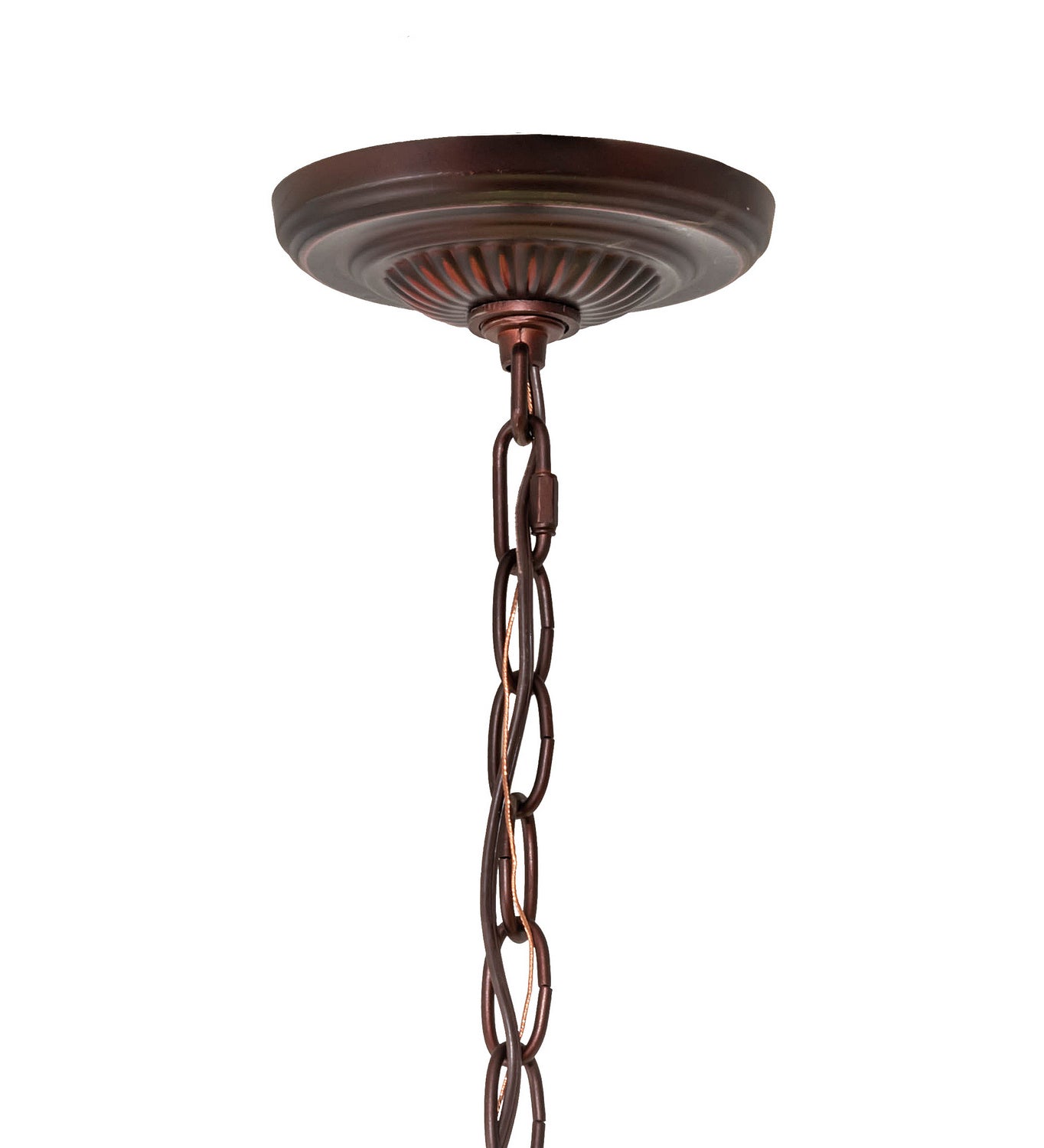 Meyda Tiffany - 26214 - Three Light Pendant - Tiffany Hanginghead Dragonfly - Mahogany Bronze