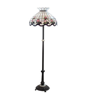 Meyda Tiffany - 37715 - Three Light Floor Lamp - Roseborder