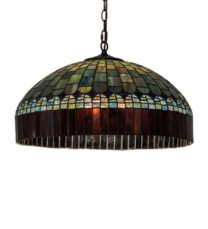 Meyda Tiffany - 38664 - Three Light Pendant - Tiffany Candice - Mahogany Bronze