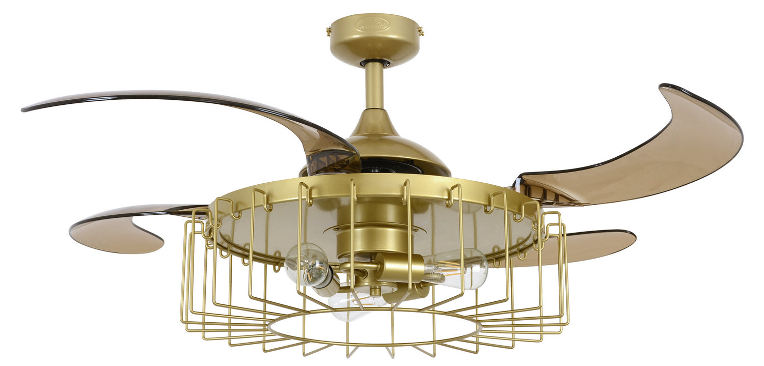 Beacon Lighting - 51104101 - 48``Ceiling Fan - Sheridan - Antique Gold