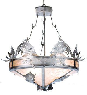 Meyda Tiffany - 65177 - 12 Light Pendant - Catch Of The Day - Steel