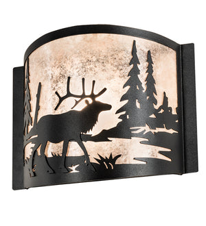 Meyda Tiffany - 66271 - One Light Wall Sconce - Elk - Textured Black