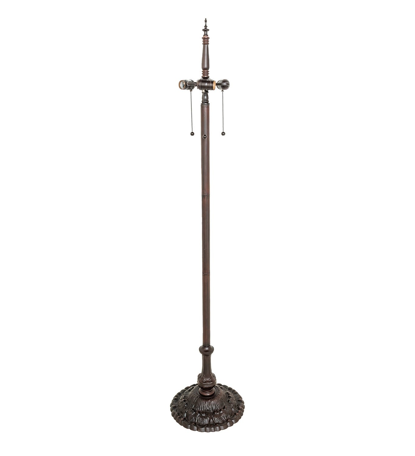 Meyda Tiffany - 70021 - Three Light Floor Lamp - Tiffany Hanginghead Dragonfly - Mahogany Bronze