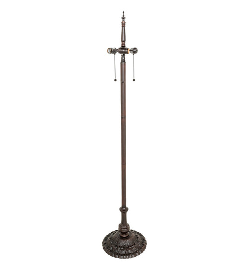 Meyda Tiffany - 71245 - Three Light Floor Lamp - Fishscale - Mahogany Bronze