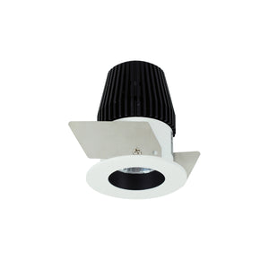 Nora Lighting - NIO-1RNG27XBW - 1" Round Straight Regressed - Rec Iolite - Black Reflector / White Flange