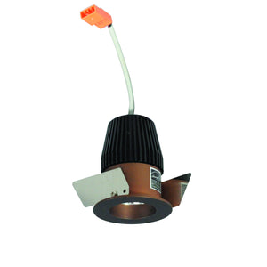 Nora Lighting - NIO-1RNG30XBZ - 1" Round Straight Regressed - Rec Iolite - Bronze Reflector / Bronze Flange