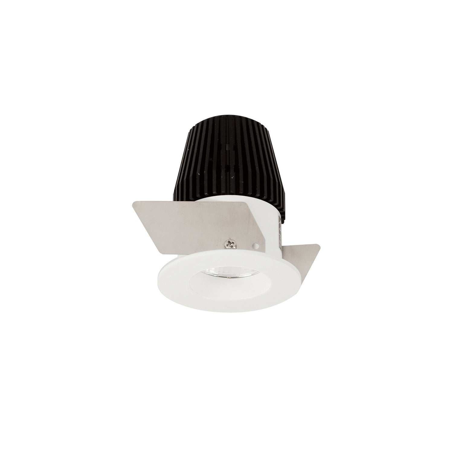 Nora Lighting - NIO-1RNG30XWW - 1" Round Straight Regressed - Rec Iolite - White Reflector / White Flange