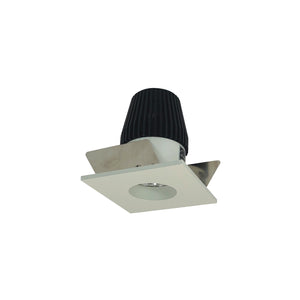 Nora Lighting - NIO-1SNG27XWW - 1" Square Straight Regressed - Rec Iolite - White Reflector / White Flange