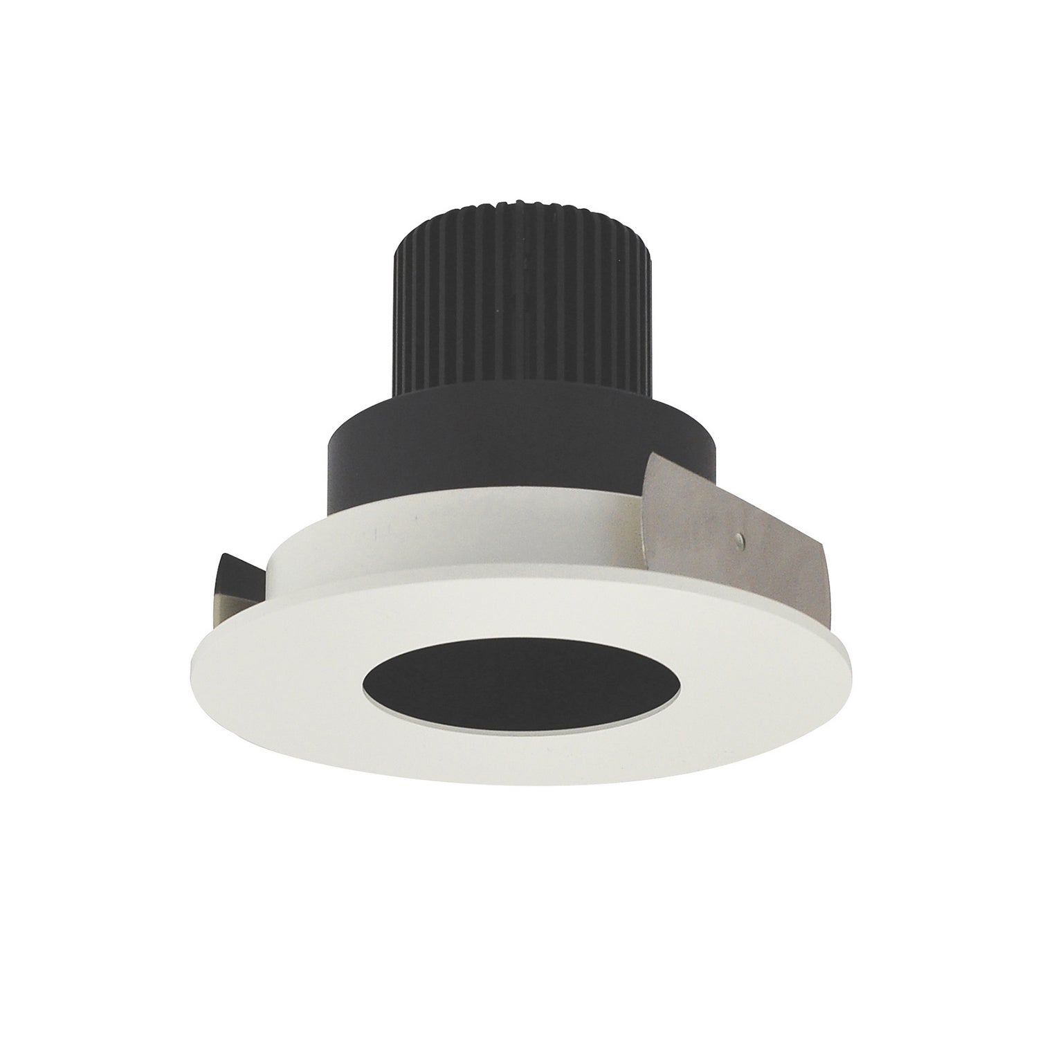 Nora Lighting - NIO-4RPH27XBMPW/10 - 4" Round Pinhole, - Rec Iolite - Black Pinhole / Matte Powder White Flange