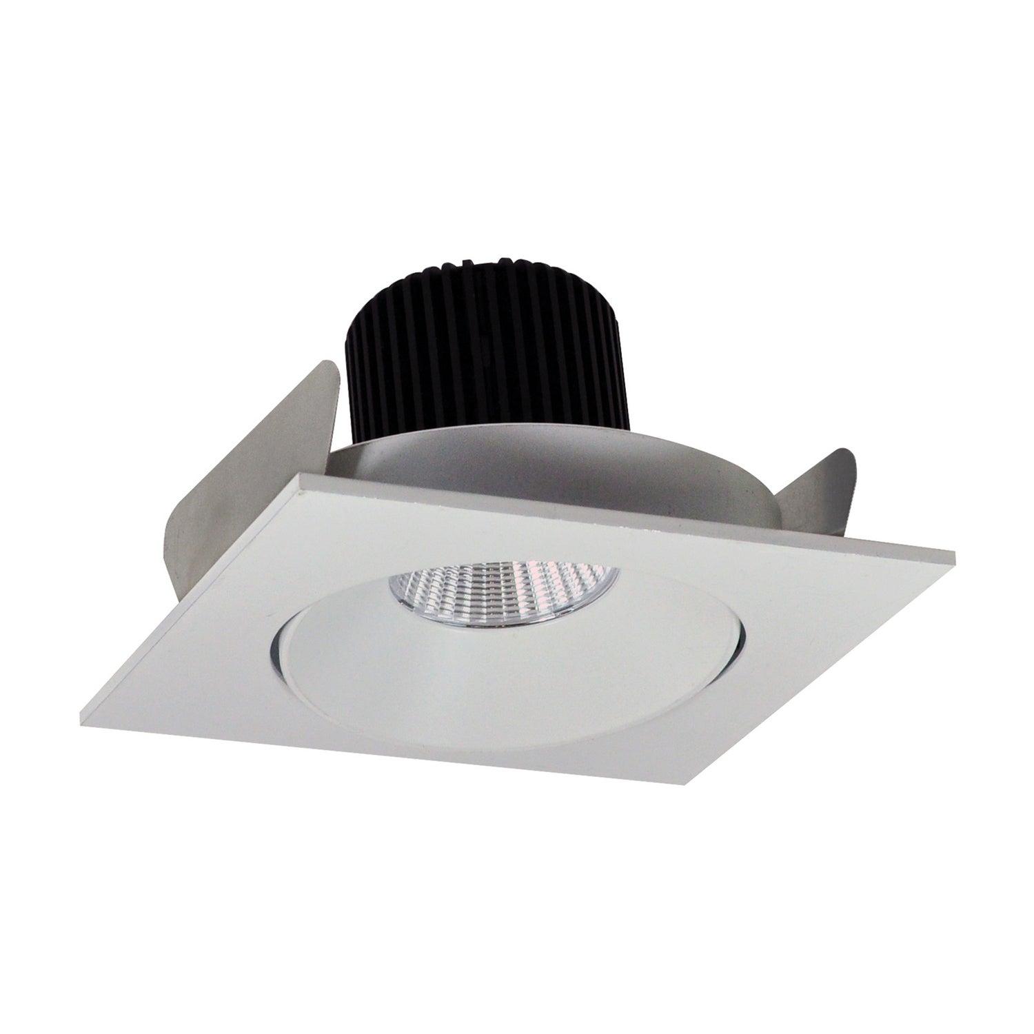 Nora Lighting - NIO-4SC35XWW/10 - 4" Square Cone Regress Adj, - Rec Iolite - White Reflector / White Flange