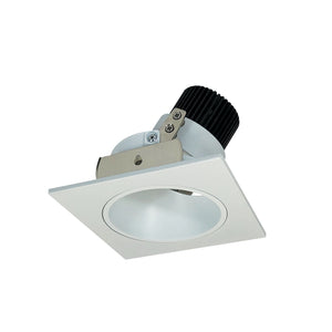 Nora Lighting - NIO-4SD50XMPW - 4" Square Deep Regress Adj - Rec Iolite - Matte Powder White Reflector / Matte Powder White Flange