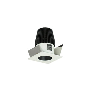 Nora Lighting - NIOB-1SNG27XBW - 1" Square Straight Regressed - Rec Iolite - Black Reflector / White Flange