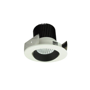 Nora Lighting - NIOB-2RC27XBW/10 - 2" Round Cone Reg. Adjustable, - Rec Iolite - Black Reflector / White Flange